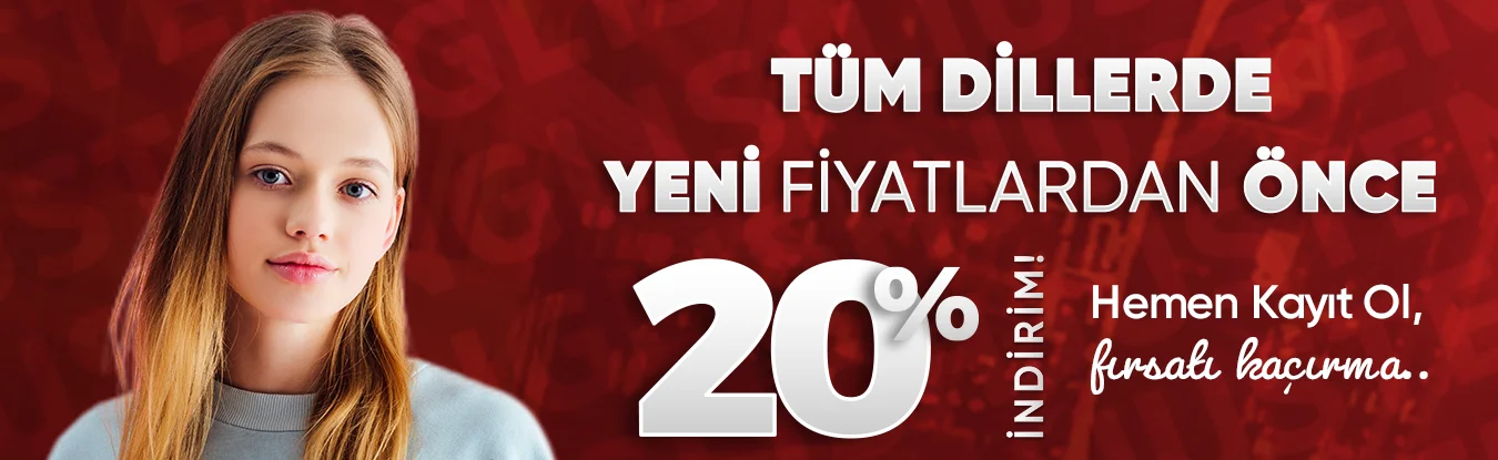 20 indirim